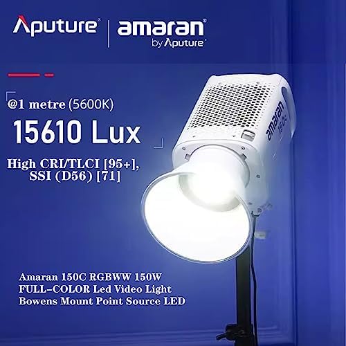 Aputure Amaran 150c 150W RGBWW COB Video Light,CCT 2500K-7500K