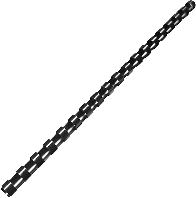 TOTiyea 3/8" Plastic Comb Binding Spines,100 Pack 60-Sheet Letter Size | Binding combs,Black,8.5"x11",Bulk pack,For educators custom teaching References,classroom organization,work supplies
