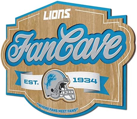 YouTheFan NFL Detroit Lions FanCave Wall Art