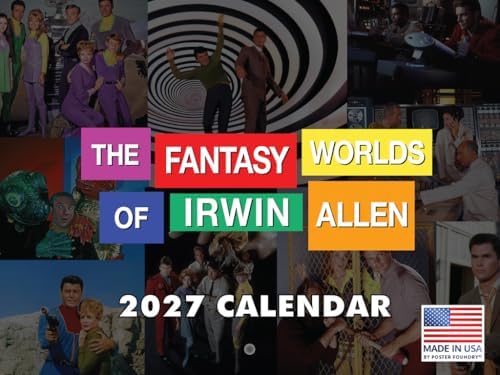 The Fantasy Worlds of Irwin Allen Calendar 2027 | American Made In The USA