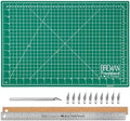 WA Portman Fabric Cutting Mat with Craft Knife & Straight Edge Craft Ruler