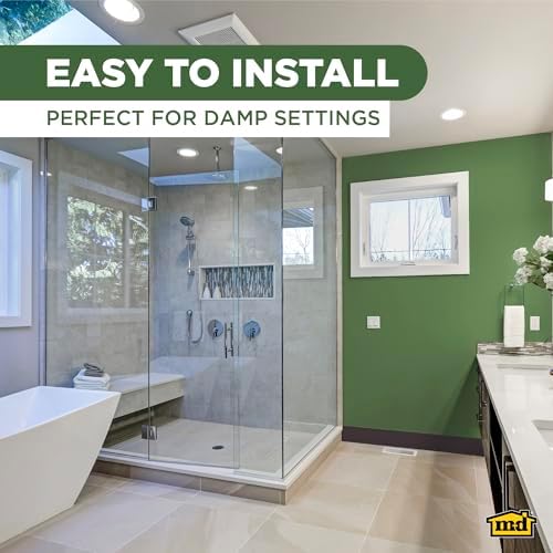 MD Building Vinyl Wall Base, Brown, 4in x 60ft Dry Back Trim