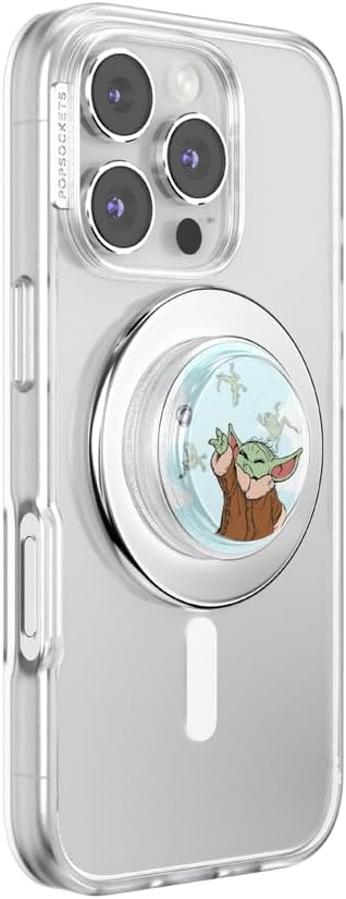 PopSockets Phone Grip for MagSafe, Magnetic Holder- Squishy Snack | Removable, For Kindle / Android / iPhone, With Magnet, Disney, Mickey Mouse, Minnie, Tidepool, Liquid, Glitter