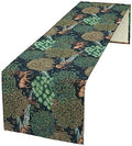 William Morris Original Design Green Table Runner Vintage Flowers Table Runner for Dining Table Decor 13 x 36 Inch
