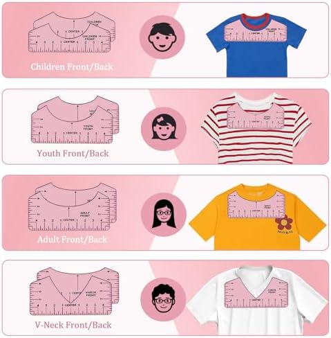 QUKLOGEN Sublimation Shirts Tool Kits with Portable mat for Ironing