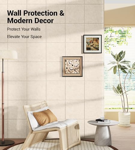 28" x 18" Felt Bulletin Board Tiles 1/2" Thick, Beige