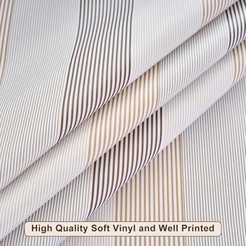 LIBERECOO Heavy Duty Vinyl Tablecloth with Flannel Backing Waterproof Oil-Proof Plastic Table Cloth Stain-Resistant Wipeable Rectangle or Square Table Cover for Indoor and Outdoor 54 x 54 Inch
