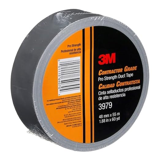 3M Contractor Grade Pro Strength Duct Tape 3979, Silver, 1.88 in x 60 yd