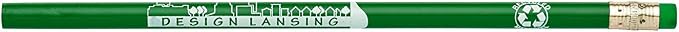 Pencil Guy Promotional Personalized Imprinted Pencils, Green