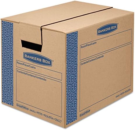 Bankers Box 15-Pack Small Prime HD Moving Boxes with Reinforced Handles