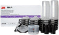 3M PPS 2.0 Spray Gun Cup, Lids and Liners Kit, 26114, Mini, 6 Ounces, 200-Micron Filter, Use for Cars, Furniture, House and More, 1 Paint Cup, 50 Disposable Lids and Liners, 32 Sealing Plugs, White | 50 Disposable Lids and Liners; 32 Sealing Plugs; Use...