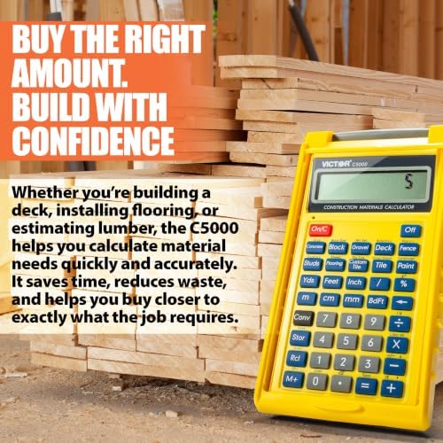 Victor C5000 Advanced Construction Calculator with Protective Case