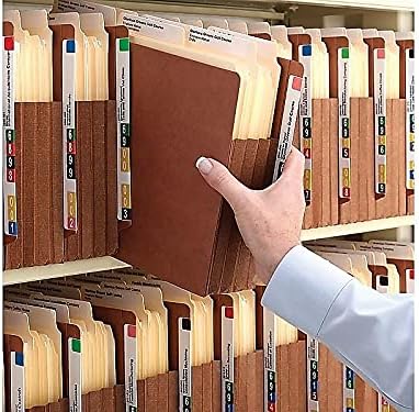 Smead End Tab TUFF® File Pocket, Reinforced Straight-Cut Tab, 5-1/4" Expansion, Tyvek® Gusset, Extra Wide Letter Size, Redrope, 10 per Box (73790)