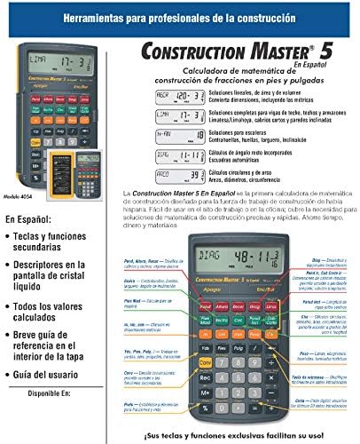 Calculated Industries 4054 Construction Master 5 Calculator