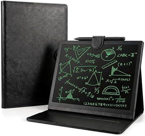 10" LCD Writing Tablet for Adults Business Leather Digital Notepad