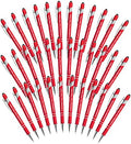 Qingxily Custom Pens Bulk - Up to 300 Personalized Stylus Ballpoint Pens With Free Engraving - Customized With Your Name, Text, Message for Business, Graduation, Anniversaries - Colorful 36 Pcs