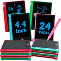 24 Pack 4.4 Inch Mini LCD Writing Tablet for Kids, Erasable and Reusable Toddler Doodle Board, Ideal School or Party Favors Gift for Age 3 Years Old and Above