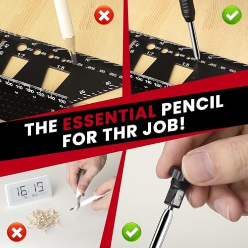 Saker Contour Gauge Profile Tool Set,Unlimited Connection 2PCS and Pencil