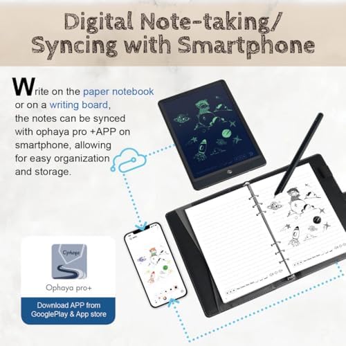 Ophaya Smart Pen Smart Digital Notebook and Board Writing Set