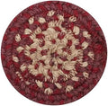 Homespice Autumn Maple Jute Braided Coasters, Round 4" Set of 6
