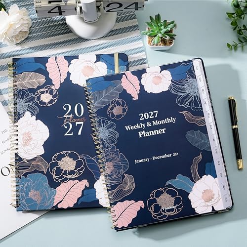 2027 Planner - Large Planner 2027, Jan.2027 - Dec.2027, 9" x 11"