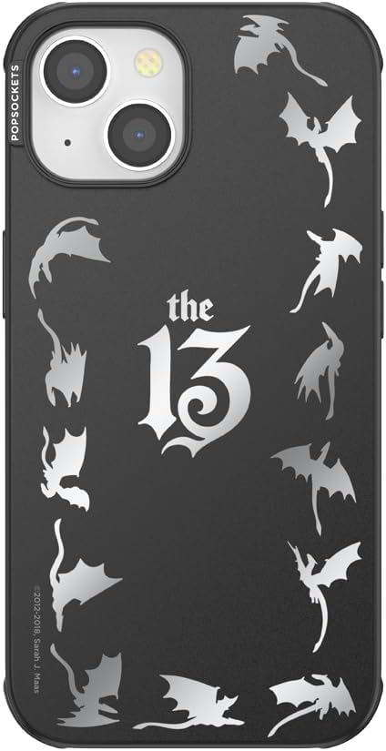 PopSockets iPhone 14 Phone Case with MagSafe, Wireless Charging Compatible, Dragon - The 13
