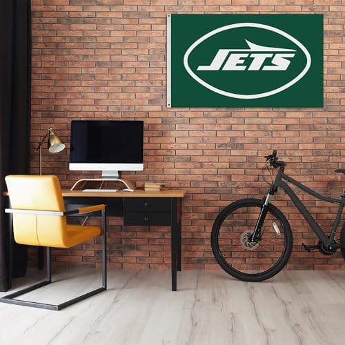 NFL Rico Industries Standard 3' x 5' Banner Flag Single Sided - Indoor or Outdoor - Home Décor