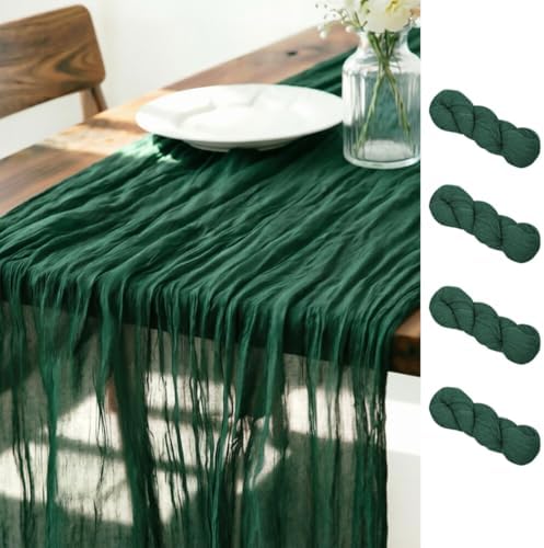 Cheesecloth Table Runner Fall Boho Wedding Birthday Home Decor
