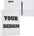 Custom Design 3-Ring Binder for School Office, 1.5 Inch Round Ring Binder for Home Recipe Budget Aesthetic Binder with Pocket Metal Non-Slip Clip Holds 200 Sheets of Paper