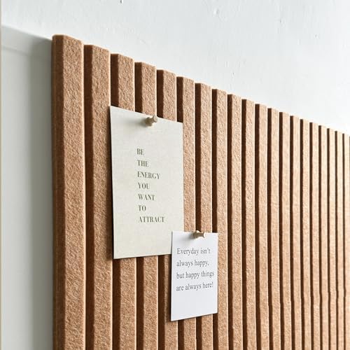48" x 36" Large Felt Bulletin Board 1/2" Thick, Burnt Orange