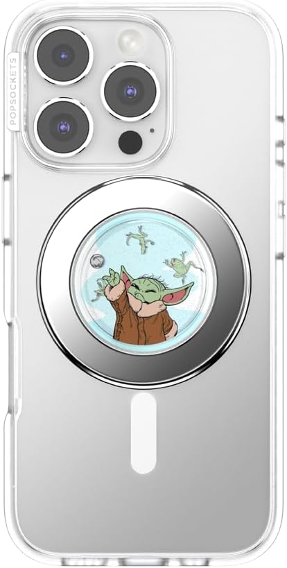 PopSockets Phone Grip for MagSafe, Magnetic Holder- Squishy Snack | Removable, For Kindle / Android / iPhone, With Magnet, Disney, Mickey Mouse, Minnie, Tidepool, Liquid, Glitter