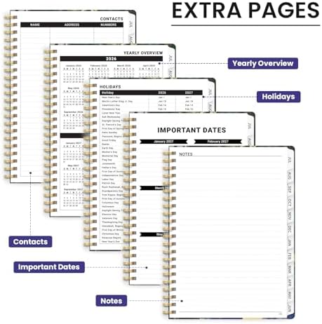 ZOTIA Planner 2026-2027 Weekly & Monthly Calendar Planner Jul 2026-Jun 2027