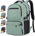 Insulated Lunch Backpack Fit 17" Laptop with Cooler Compartment