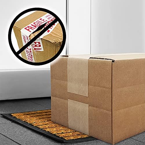 CURBY IPG Water-Activated Packing Tape, 2.76 in x 328 ft, Tan, 8-Pack