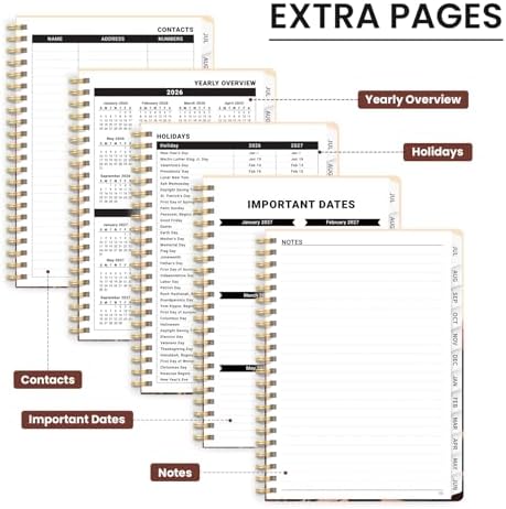 ZOTIA Planner 2026-2027 Jul 2026-Jun 2027 Academic Monthly & Weekly Planner