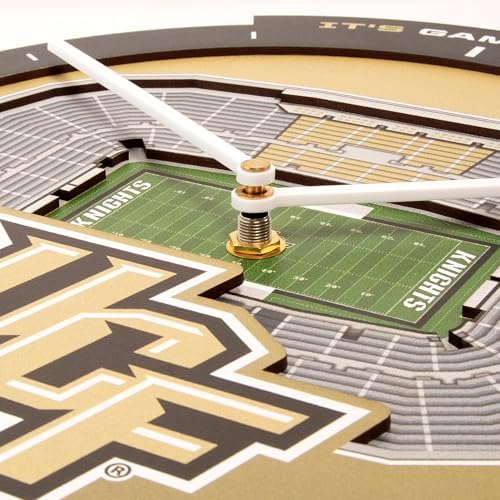 YouTheFan NCAA Central Florida Knights StadiumView 3D Wall Clock