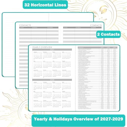 2027 Planner - 2027 Weekly Monthly Planner, 5.75" x 8.25"