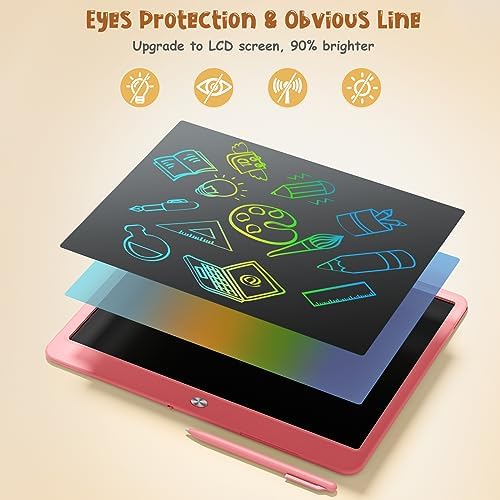 Kidopire LCD Writing Tablet for Kids, 15 Inch Doodle Board, Kid Drawing Pad