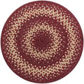 Homespice Autumn Maple Jute Braided Placemats, Round 15" Set of 6