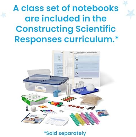 hand2mind Scientific Reasoning Notebook, Grades 3-5, Elementary Classroom Must Haves, Science Teacher Supplies, STEM Lab Notebooks for Kids (Set of 10)