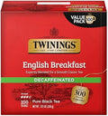 Twinings Decaffeinated English Breakfast Black Tea Bags 100 CT Box (1 Pack)
