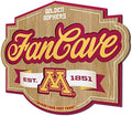 YouTheFan NCAA Officially-licensed FanCave 3D wall art - ready-to-hang, 3D multi-layered construction - floating wall mount design - Perfect fan gift