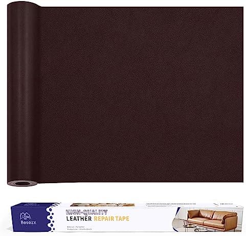 Leather Repair Patch Tape Kit, Self-Adhesive Leather & Vinyl Repair for Furniture, Couch, Sofa, Car Seats, Office Chair - 30inx16in