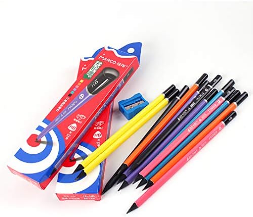 black wood triangle pencil, drawing pencil Hb, continuous lead