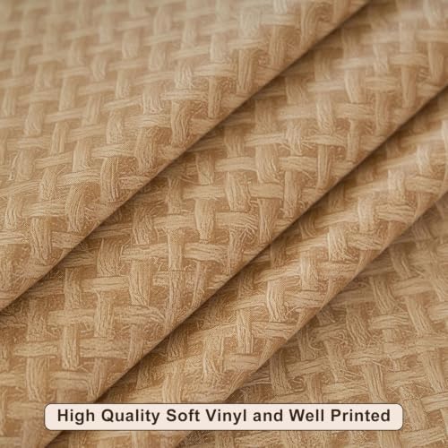 LIBERECOO Heavy Duty Vinyl Tablecloth with Flannel Backing Waterproof Oil-Proof Plastic Table Cloth Stain-Resistant Wipeable Rectangle or Square Table Cover for Indoor and Outdoor 54 x 54 Inch