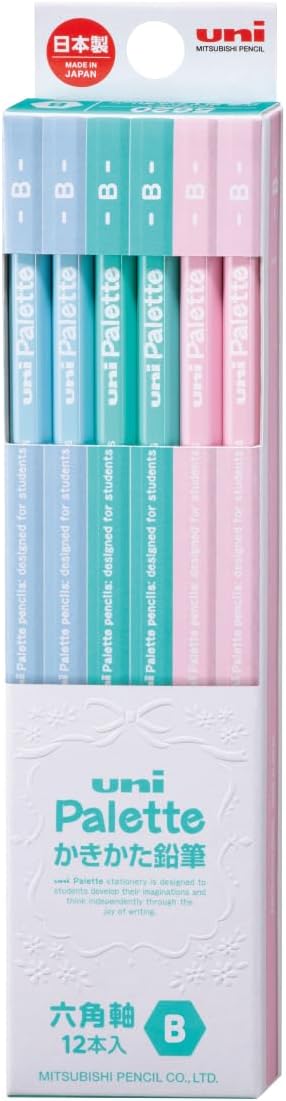 Mitsubishi Pencil K5620B How to Clean Pencil, Uni Palette B, Mint Green, 1 Dozen