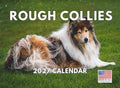 Rough Collie Calendar 2027 Monthly Wall Calender