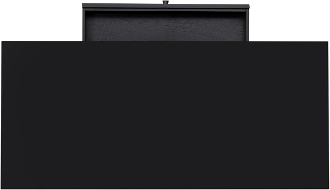Linon Melissa Black Wooden One Drawer Writing Desk