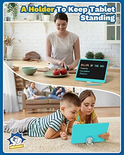 TEKFUN 15inch LCD Writing Tablet Teen Boy Girl Gifts Ideas, Easter Birthday Gifts for Kids, Drawing Board Educational Toys for 6 4 5 3 Year Old Boys, Homeschool and Office Message Memo Board