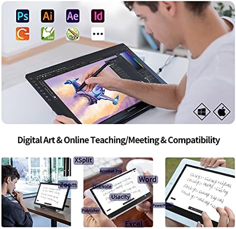 GAOMON PD2200 Drawing Tablet with Screen, 21.5", Full-Laminated, 130% sRGB